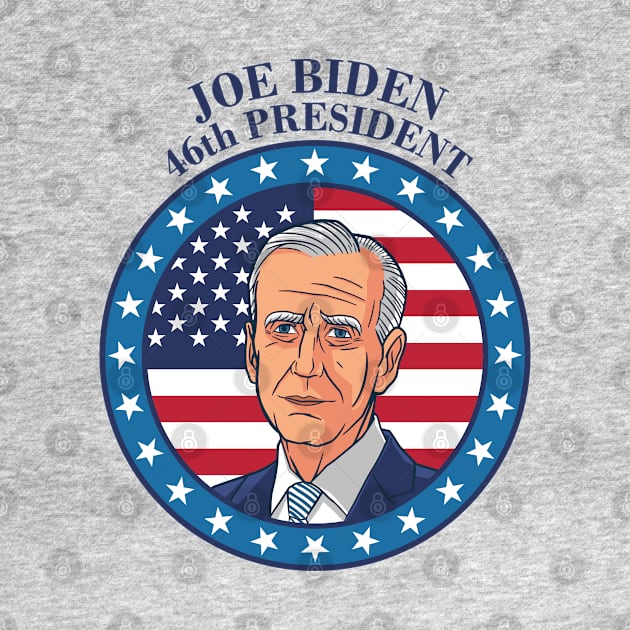 Joe Biden 46th President by HiFi Tees